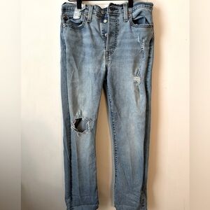 Levis wedgie straight high waisted jeans